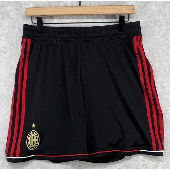 adidas Other - Adidas AC Milan 2012/2013 Home Soccer Football Shorts Black Men's Size L